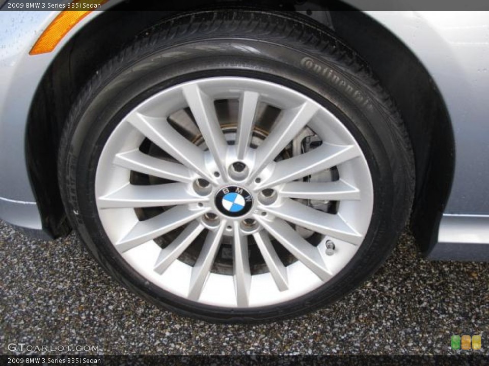 2009 BMW 3 Series 335i Sedan Wheel and Tire Photo #56594943