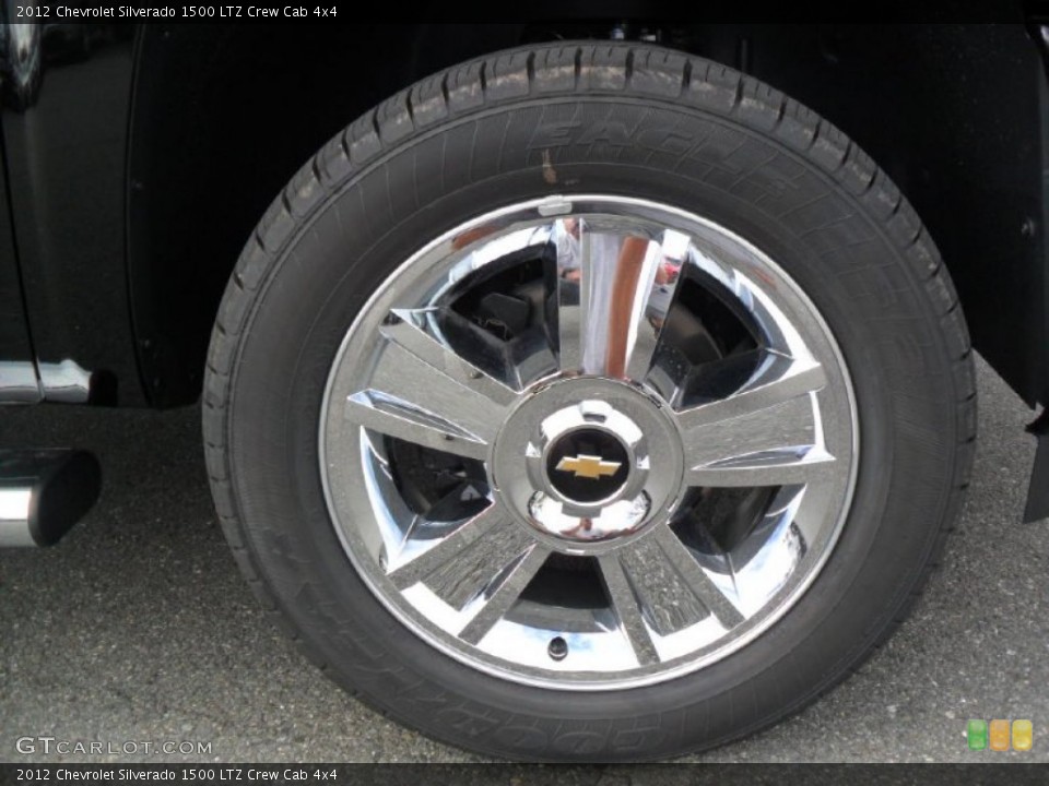 2012 Chevrolet Silverado 1500 LTZ Crew Cab 4x4 Wheel and Tire Photo #56597133