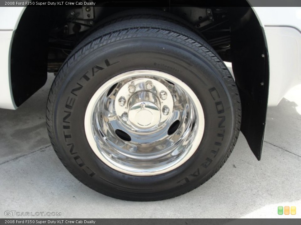 2008 Ford F350 Super Duty XLT Crew Cab Dually Wheel and Tire Photo #56600256
