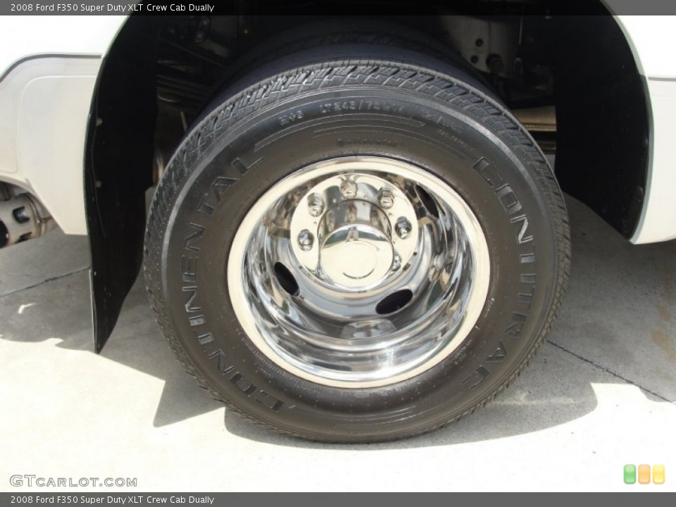 2008 Ford F350 Super Duty XLT Crew Cab Dually Wheel and Tire Photo #56600265
