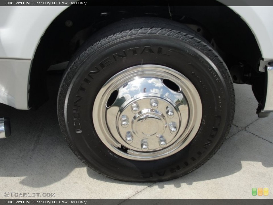 2008 Ford F350 Super Duty XLT Crew Cab Dually Wheel and Tire Photo #56600274