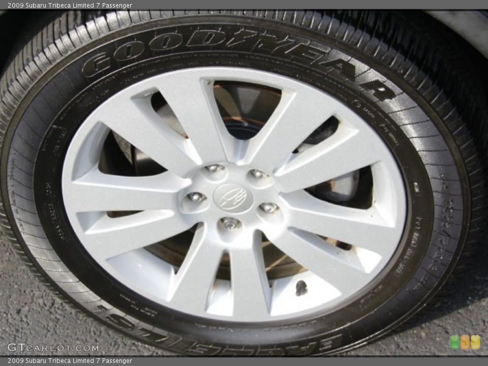 2009 Subaru Tribeca Limited 7 Passenger Wheel and Tire Photo #56600277