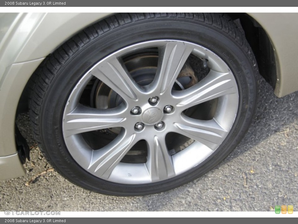 2008 Subaru Legacy 3.0R Limited Wheel and Tire Photo #56600775