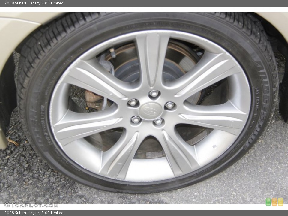 2008 Subaru Legacy 3.0R Limited Wheel and Tire Photo #56600805