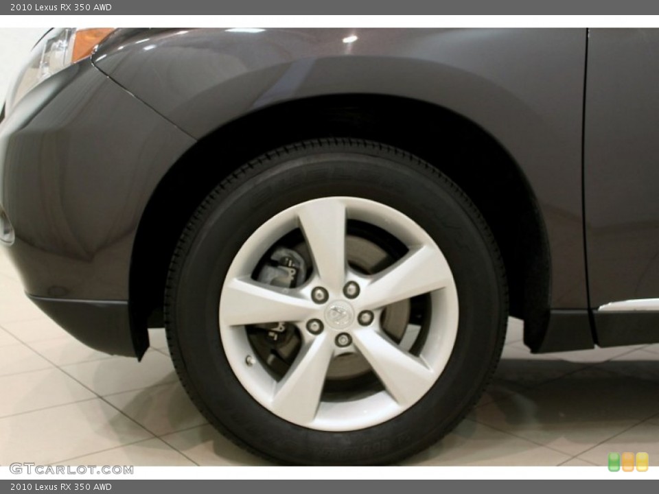 2010 Lexus RX 350 AWD Wheel and Tire Photo #56600884