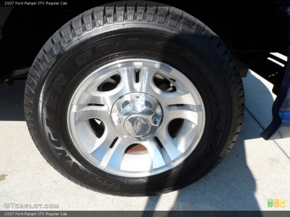 2007 Ford Ranger STX Regular Cab Wheel and Tire Photo #56601108