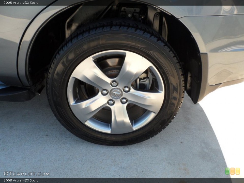 2008 Acura MDX Sport Wheel and Tire Photo #56603322