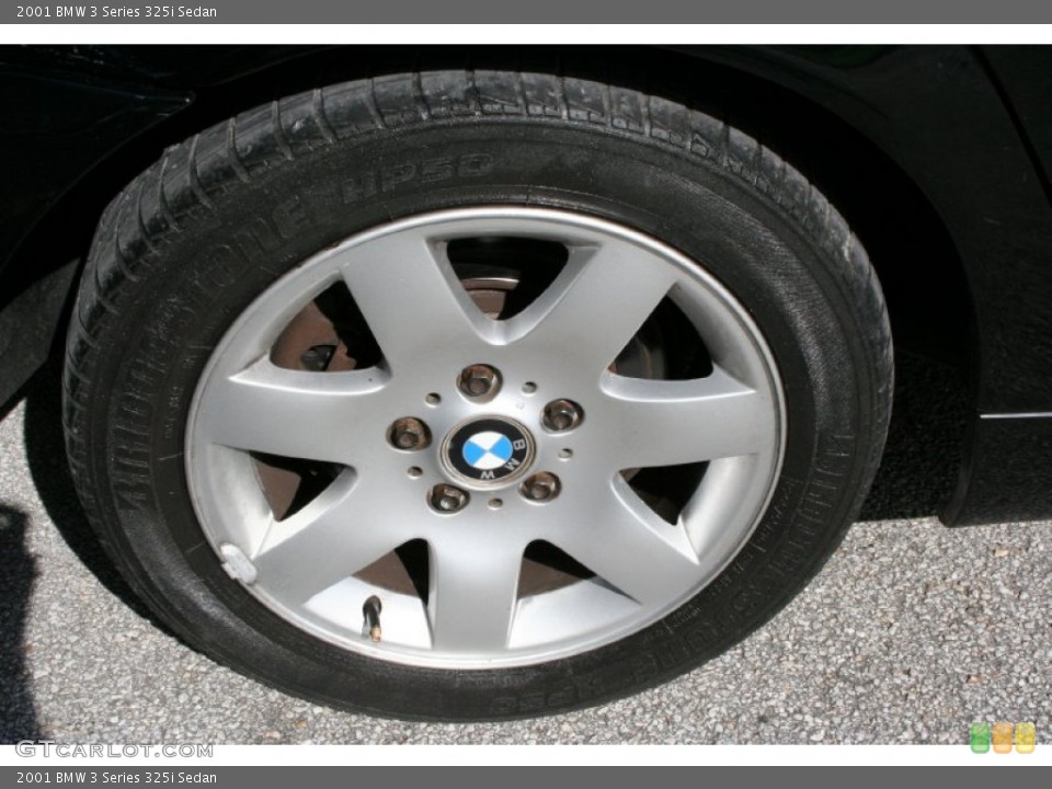 2001 BMW 3 Series 325i Sedan Wheel and Tire Photo #56607651