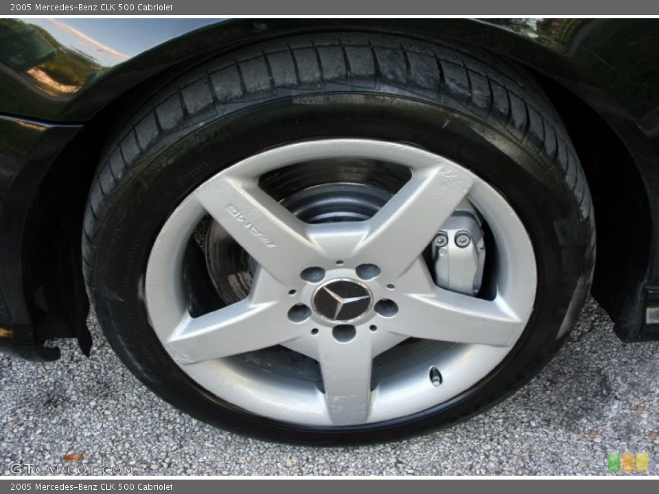2005 Mercedes-Benz CLK 500 Cabriolet Wheel and Tire Photo #56608755