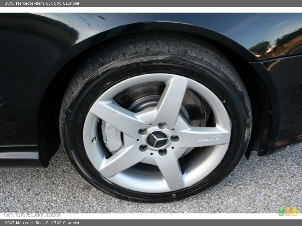 2005 Mercedes-Benz CLK 500 Cabriolet Wheel and Tire Photo #56608758