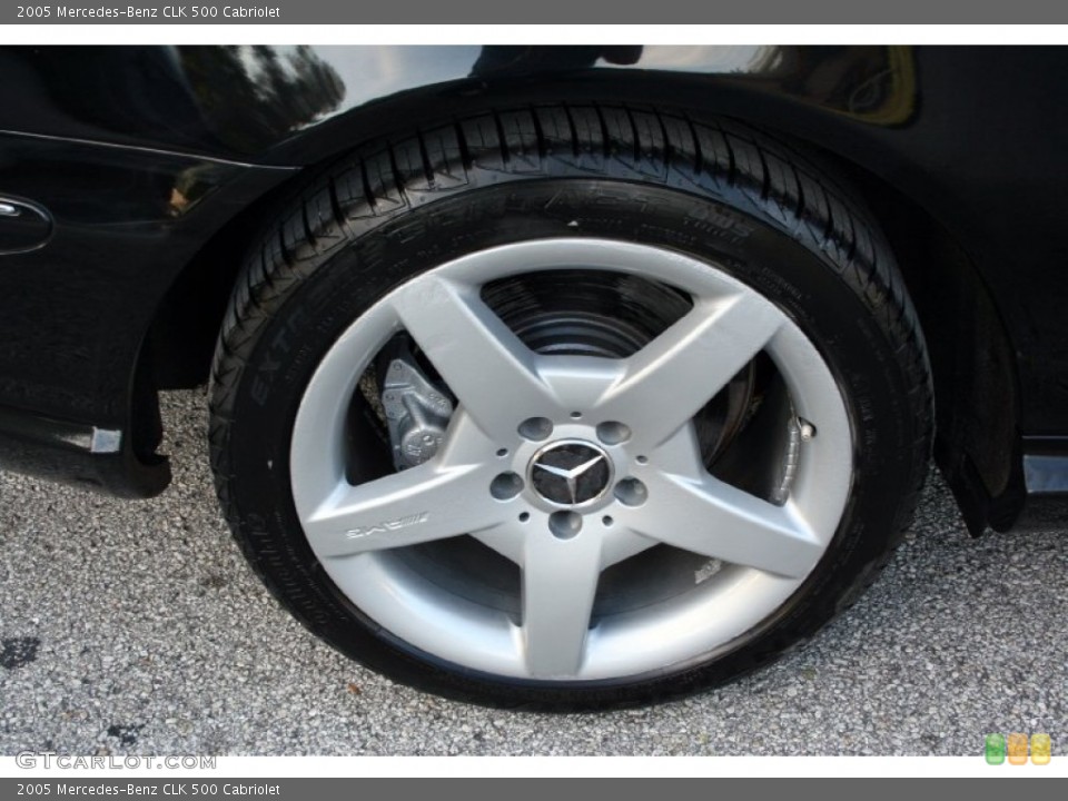 2005 Mercedes-Benz CLK 500 Cabriolet Wheel and Tire Photo #56608761
