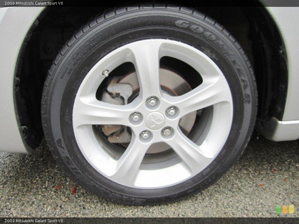 2009 Mitsubishi Galant Sport V6 Wheel and Tire Photo #56614919