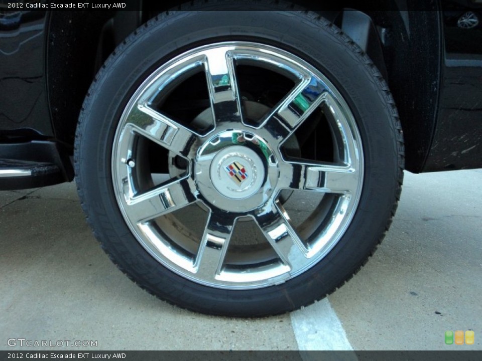 2012 Cadillac Escalade EXT Luxury AWD Wheel and Tire Photo #56616605