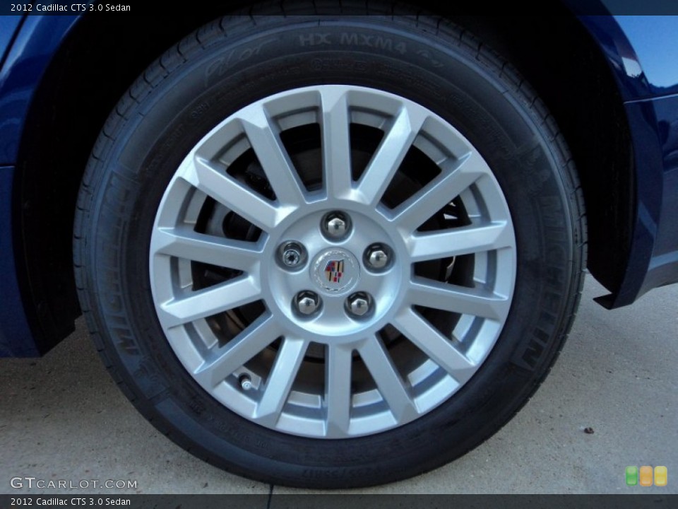2012 Cadillac CTS 3.0 Sedan Wheel and Tire Photo #56617058