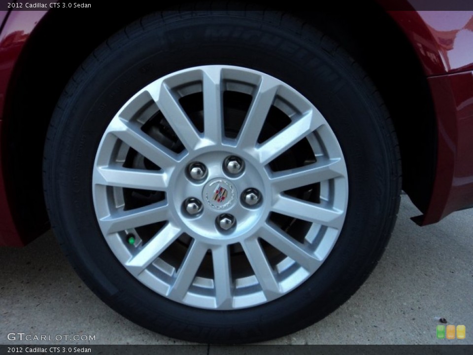 2012 Cadillac CTS 3.0 Sedan Wheel and Tire Photo #56617265