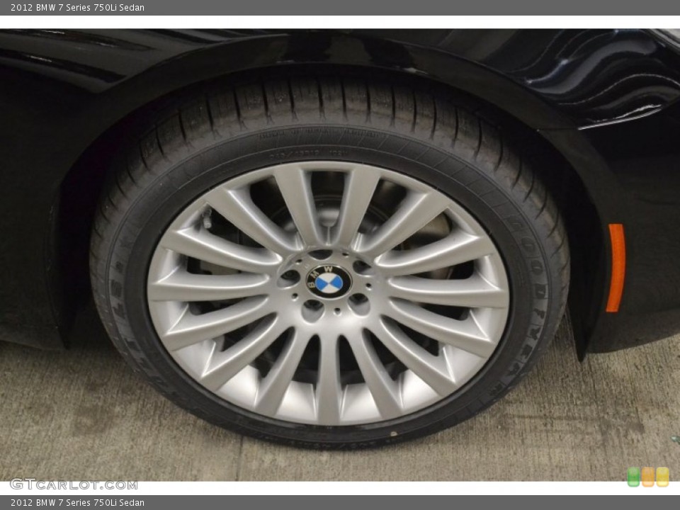 2012 BMW 7 Series 750Li Sedan Wheel and Tire Photo #56624586