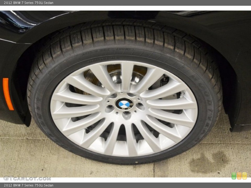 2012 BMW 7 Series 750Li Sedan Wheel and Tire Photo #56624649