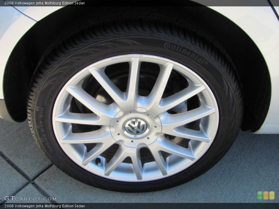 2008 Volkswagen Jetta Wolfsburg Edition Sedan Wheel and Tire Photo #56629908