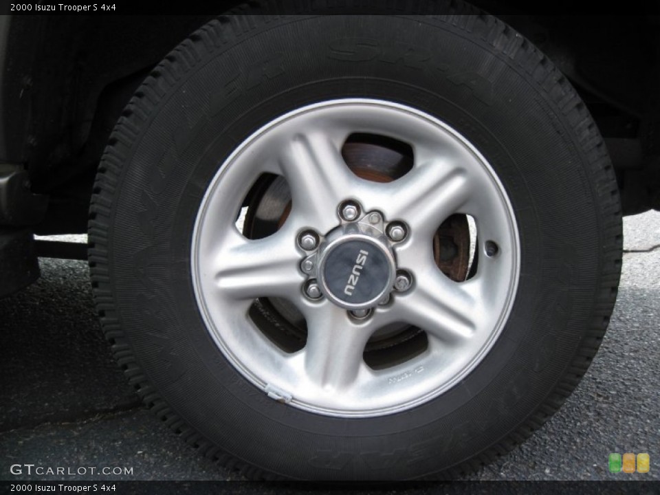 2000 Isuzu Trooper S 4x4 Wheel and Tire Photo #56631045