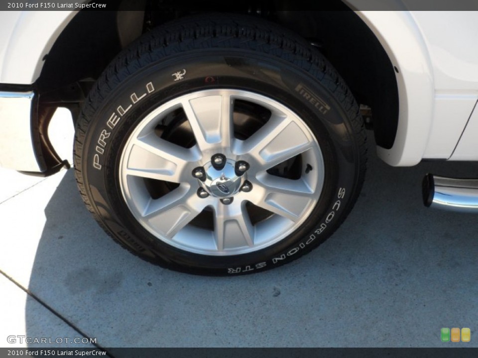 2010 Ford F150 Lariat SuperCrew Wheel and Tire Photo #56639748