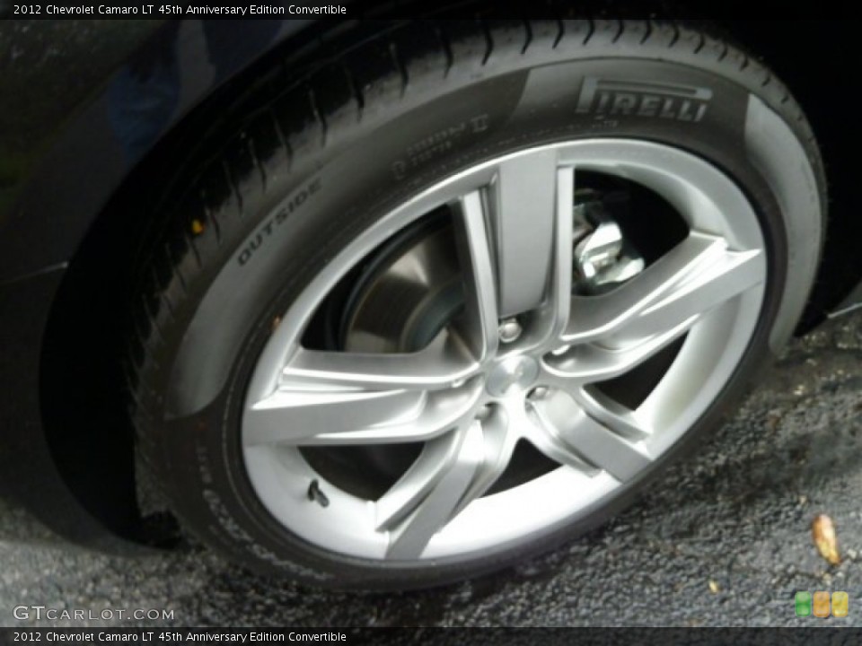 2012 Chevrolet Camaro LT 45th Anniversary Edition Convertible Wheel and Tire Photo #56640252