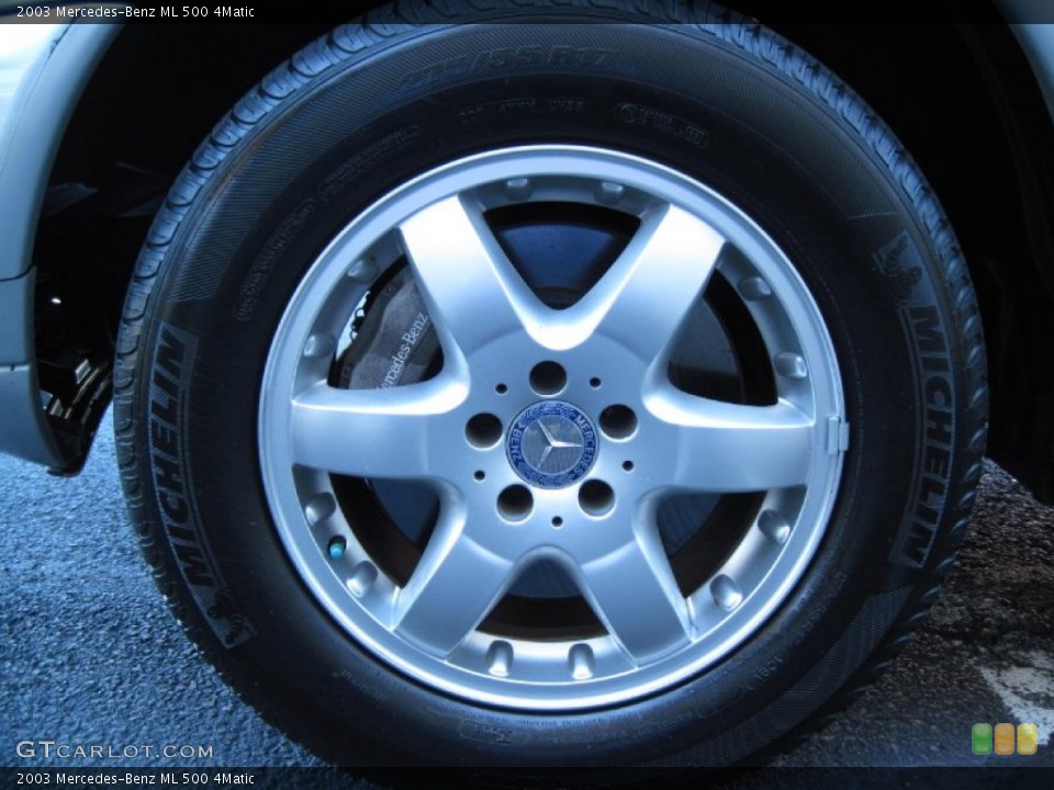 2003 Mercedes-Benz ML 500 4Matic Wheel and Tire Photo #56640840