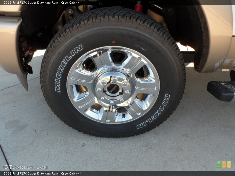 2012 Ford F250 Super Duty King Ranch Crew Cab 4x4 Wheel and Tire Photo #56645898