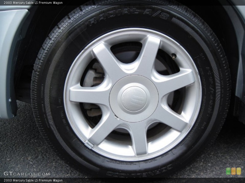 2003 Mercury Sable LS Premium Wagon Wheel and Tire Photo #56647218