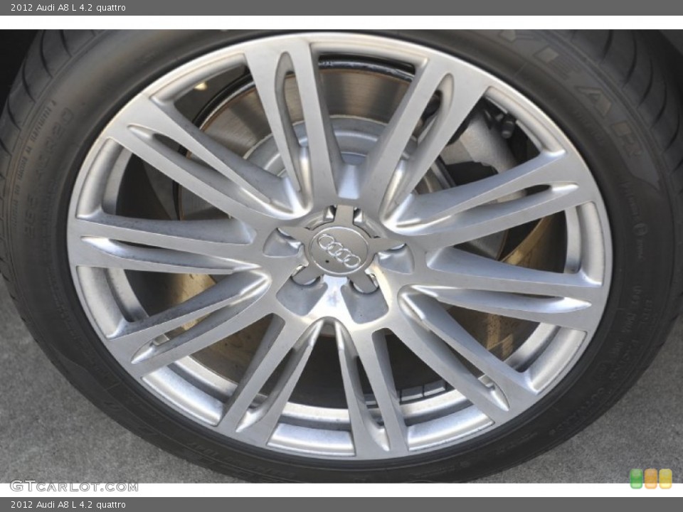 2012 Audi A8 L 4.2 quattro Wheel and Tire Photo #56648817