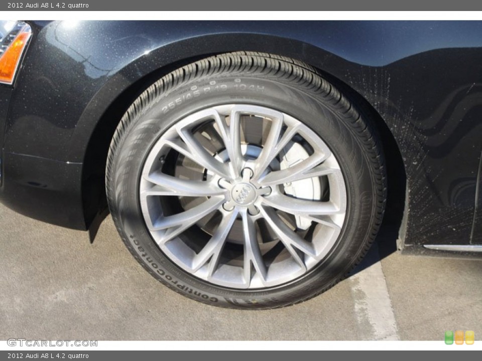 2012 Audi A8 L 4.2 quattro Wheel and Tire Photo #56649495