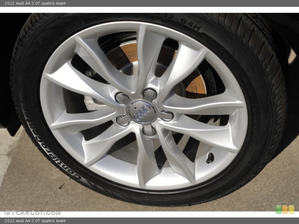 2012 Audi A4 2.0T quattro Avant Wheel and Tire Photo #56650011