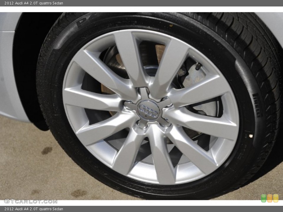 2012 Audi A4 2.0T quattro Sedan Wheel and Tire Photo #56650359