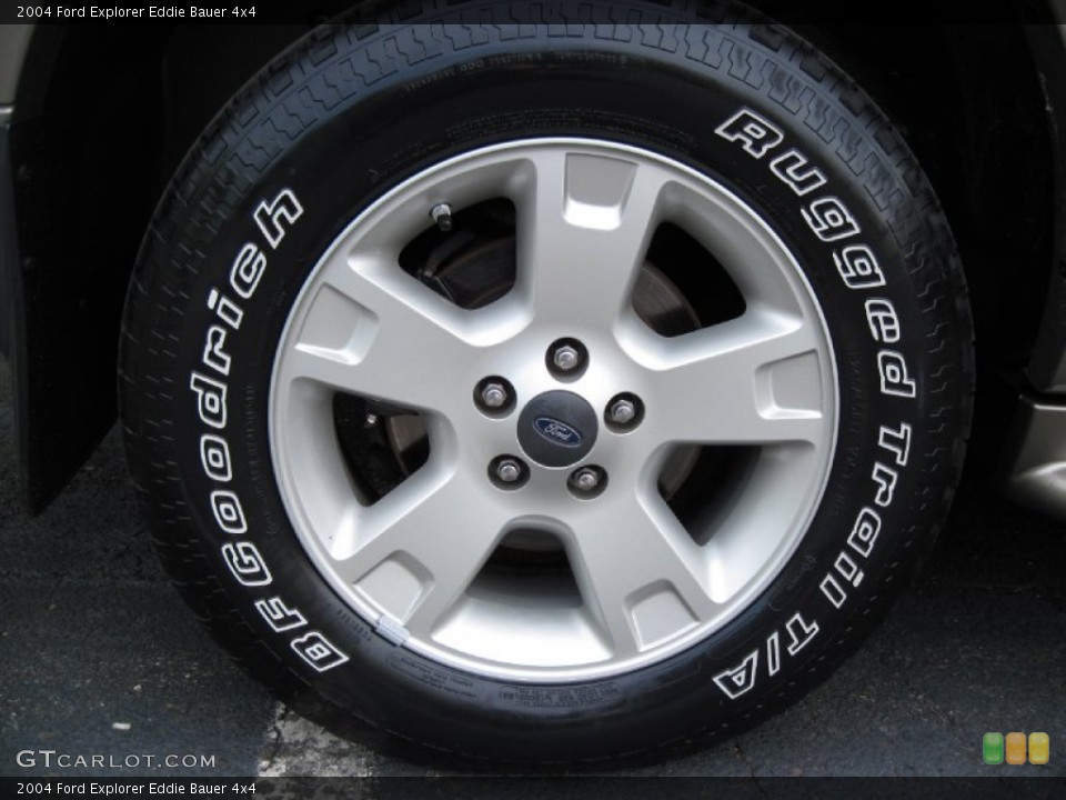 2004 Ford Explorer Eddie Bauer 4x4 Wheel and Tire Photo #56650374