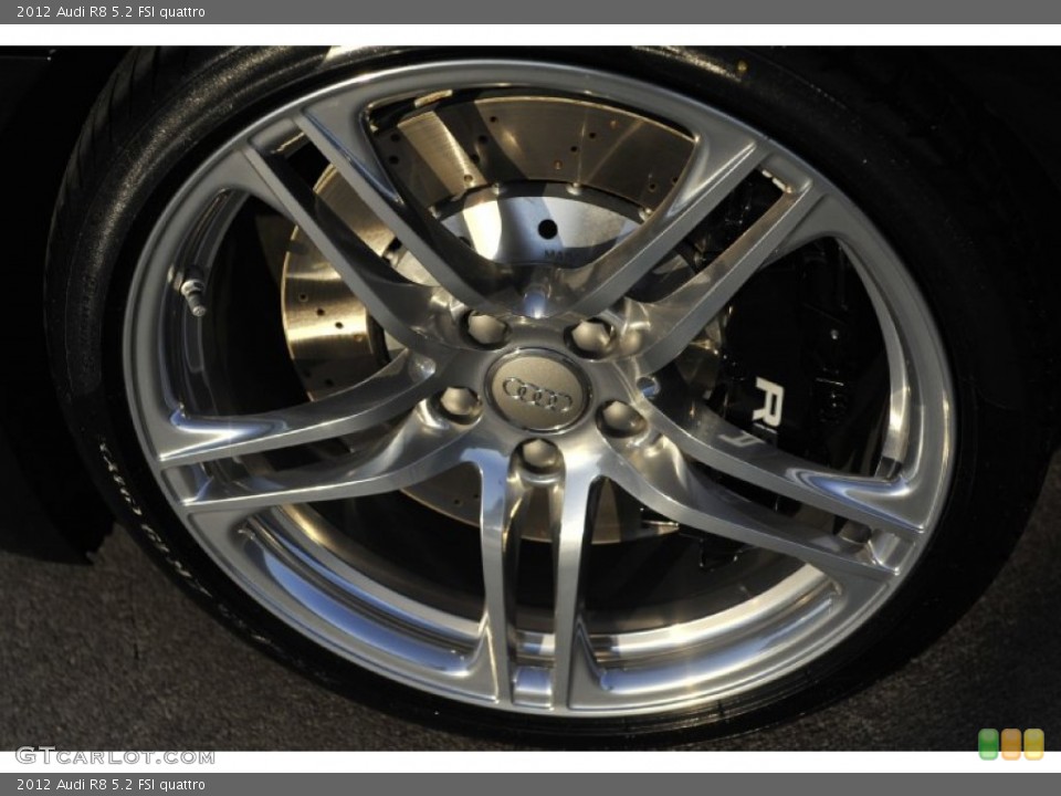 2012 Audi R8 5.2 FSI quattro Wheel and Tire Photo #56652222