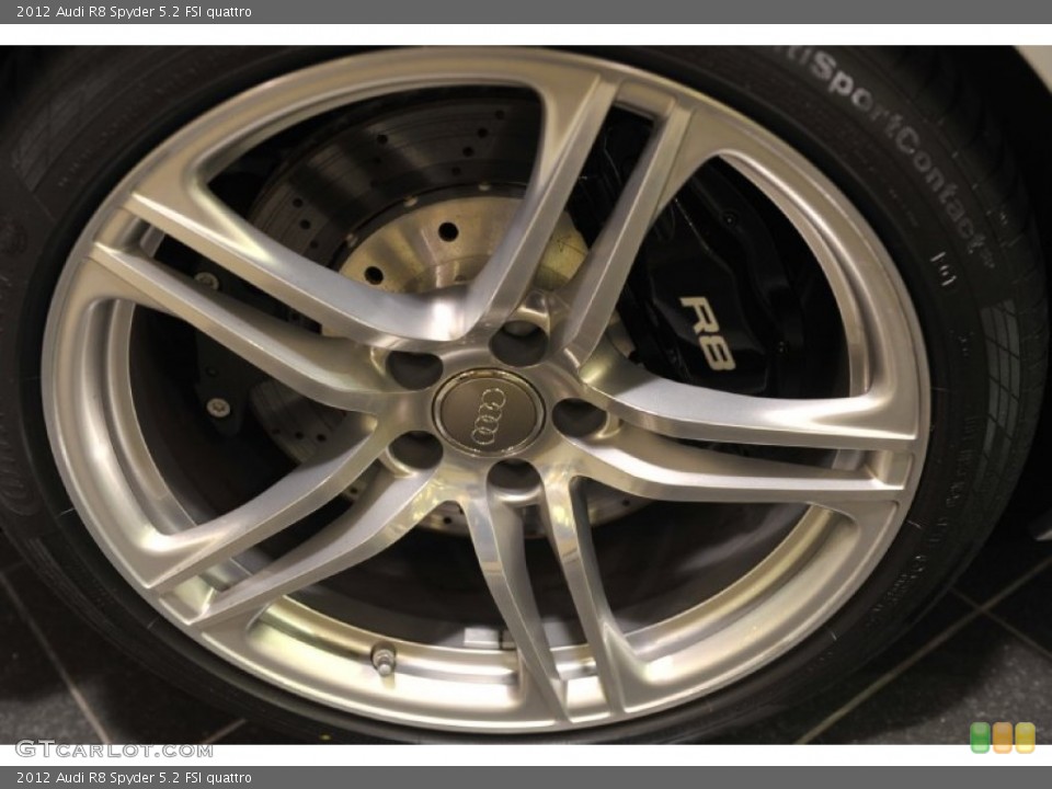 2012 Audi R8 Spyder 5.2 FSI quattro Wheel and Tire Photo #56653248
