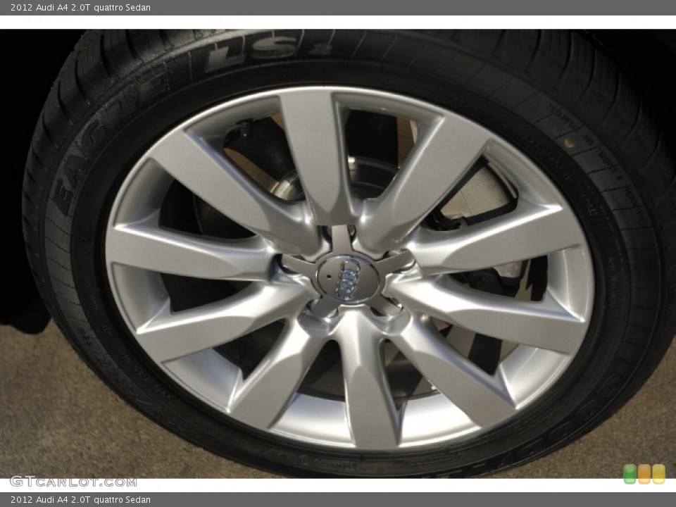 2012 Audi A4 2.0T quattro Sedan Wheel and Tire Photo #56653611