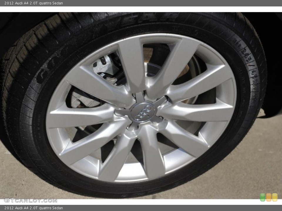 2012 Audi A4 2.0T quattro Sedan Wheel and Tire Photo #56653896