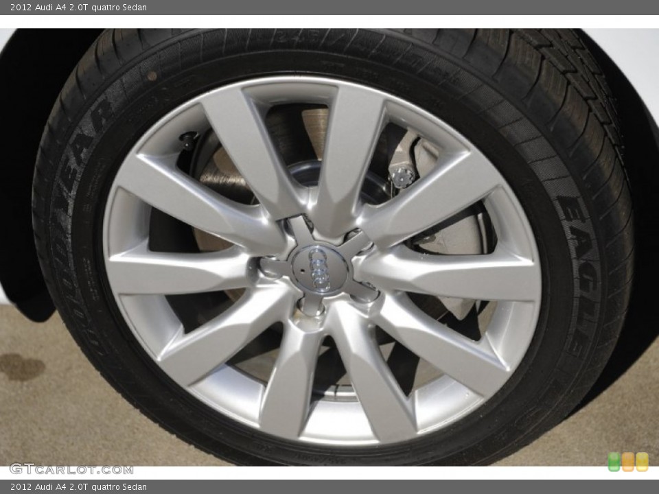 2012 Audi A4 2.0T quattro Sedan Wheel and Tire Photo #56654130
