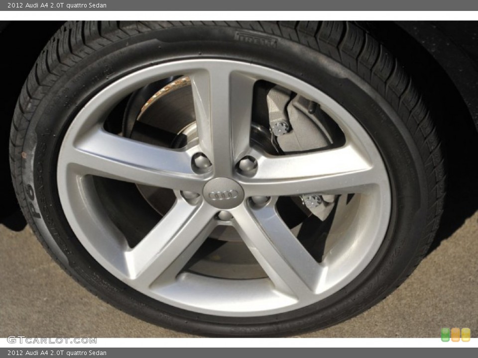 2012 Audi A4 2.0T quattro Sedan Wheel and Tire Photo #56654964