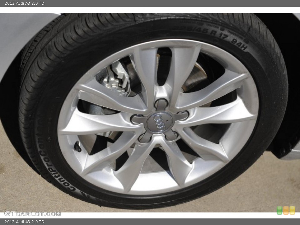 2012 Audi A3 2.0 TDI Wheel and Tire Photo #56655843