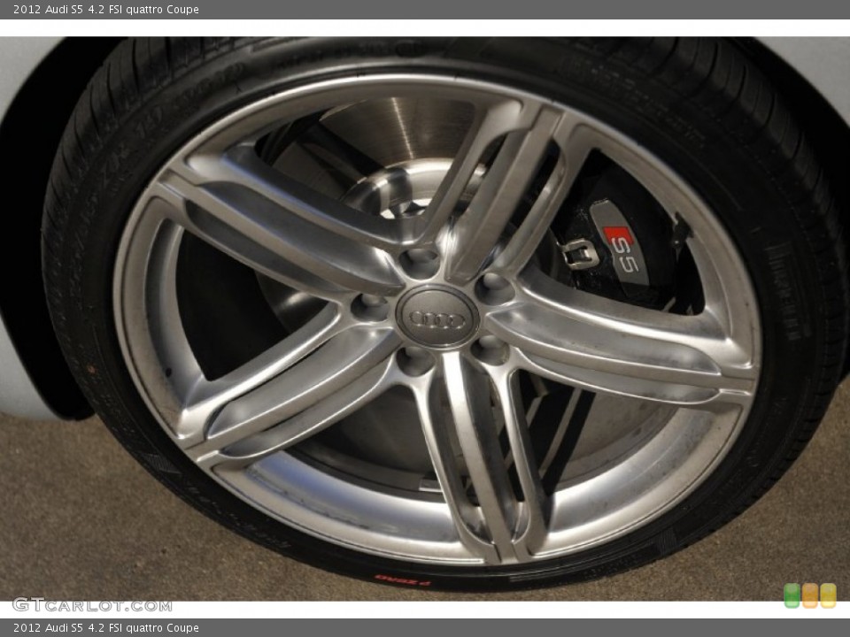 2012 Audi S5 4.2 FSI quattro Coupe Wheel and Tire Photo #56657250