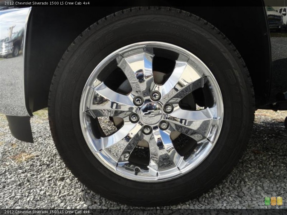 2012 Chevrolet Silverado 1500 LS Crew Cab 4x4 Wheel and Tire Photo #56662542