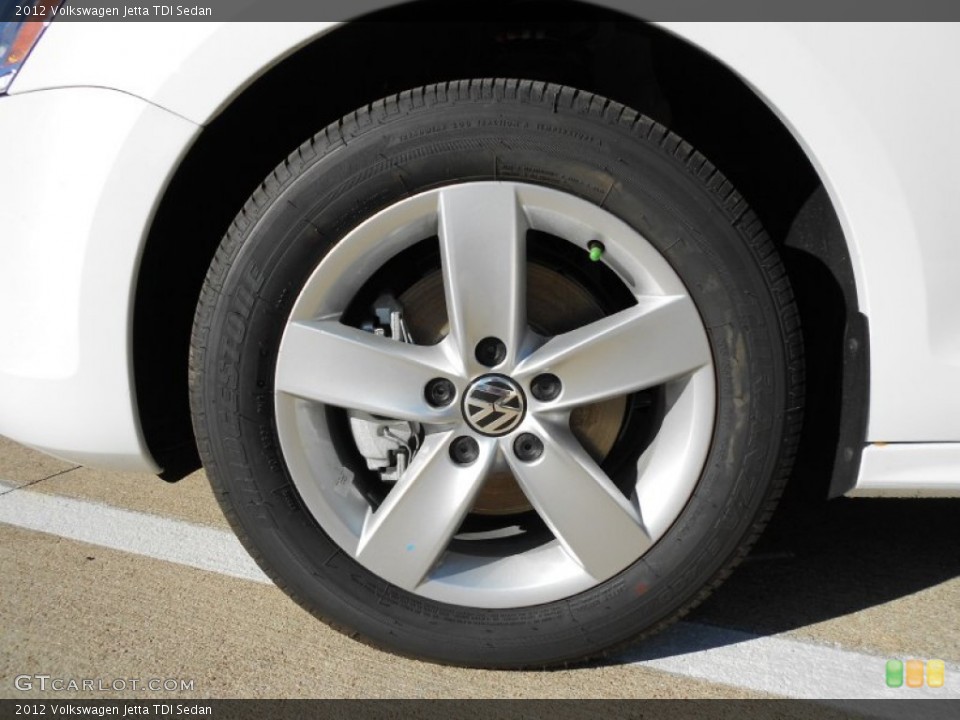 2012 Volkswagen Jetta TDI Sedan Wheel and Tire Photo #56666511