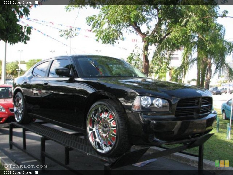 2008 Dodge Charger Custom Wheel and Tire Photo #56667393