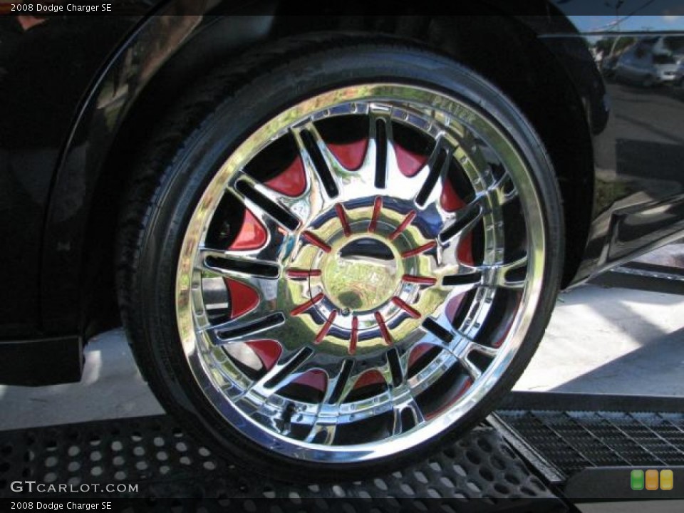 2008 Dodge Charger Custom Wheel and Tire Photo #56667465