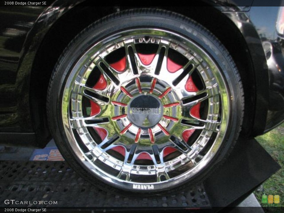 2008 Dodge Charger Custom Wheel and Tire Photo #56667573