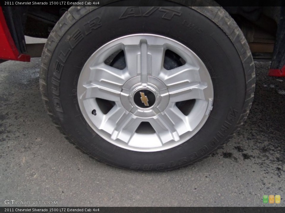 2011 Chevrolet Silverado 1500 LTZ Extended Cab 4x4 Wheel and Tire Photo #56674044