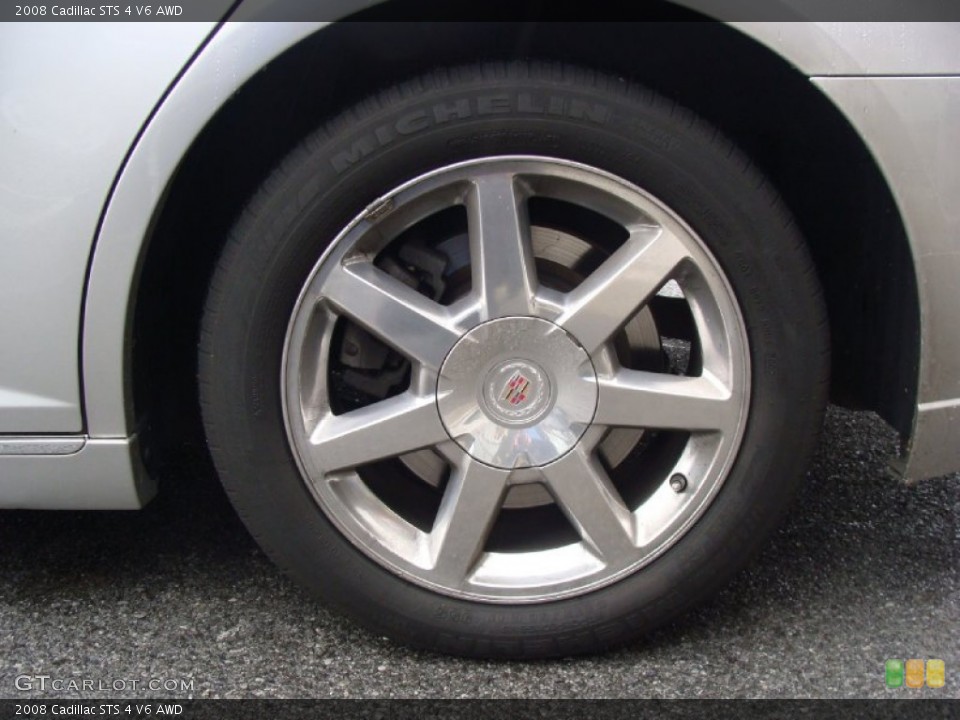 2008 Cadillac STS 4 V6 AWD Wheel and Tire Photo #56674050