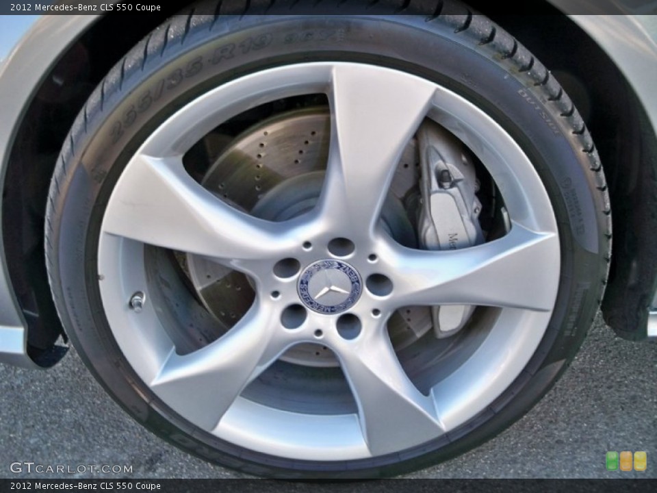 2012 Mercedes-Benz CLS 550 Coupe Wheel and Tire Photo #56681050