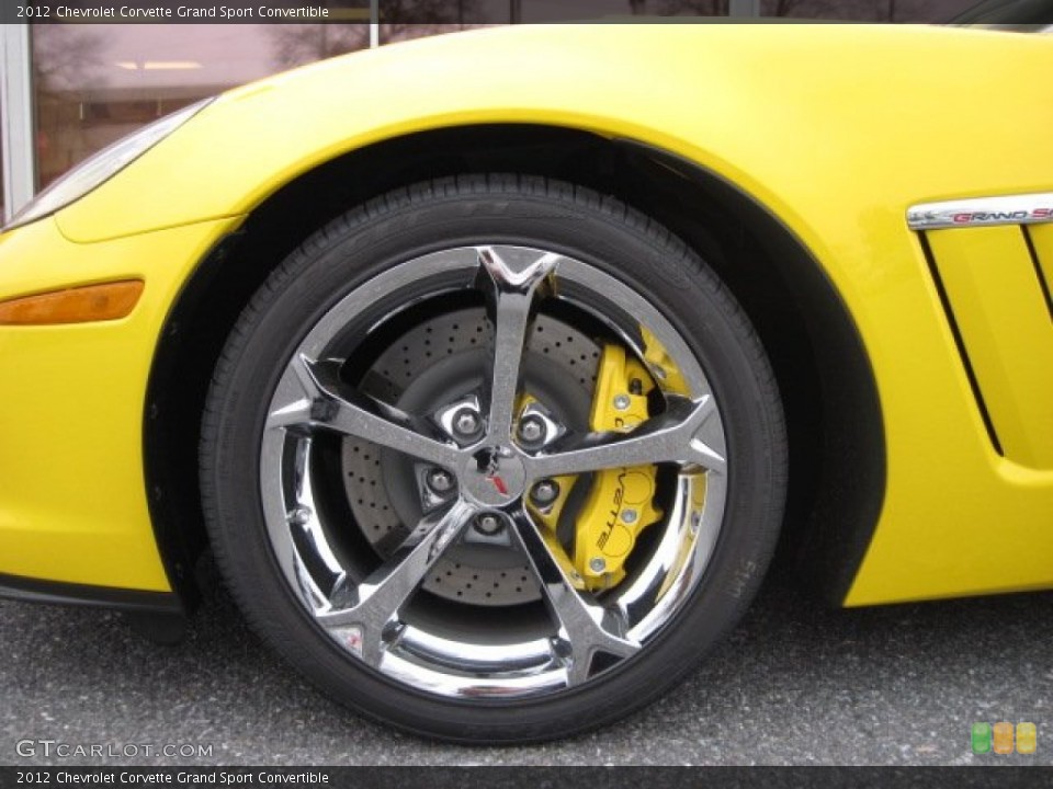 2012 Chevrolet Corvette Grand Sport Convertible Wheel and Tire Photo #56695042